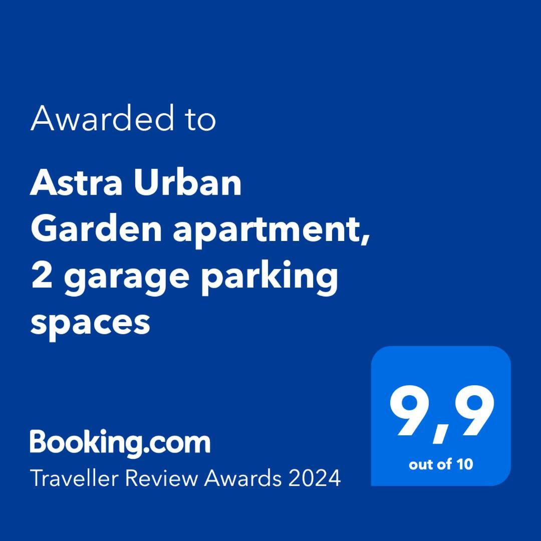 Astra Urban Garden Apartment, 2 Garage Parking Spaces Zagreb Extérieur photo